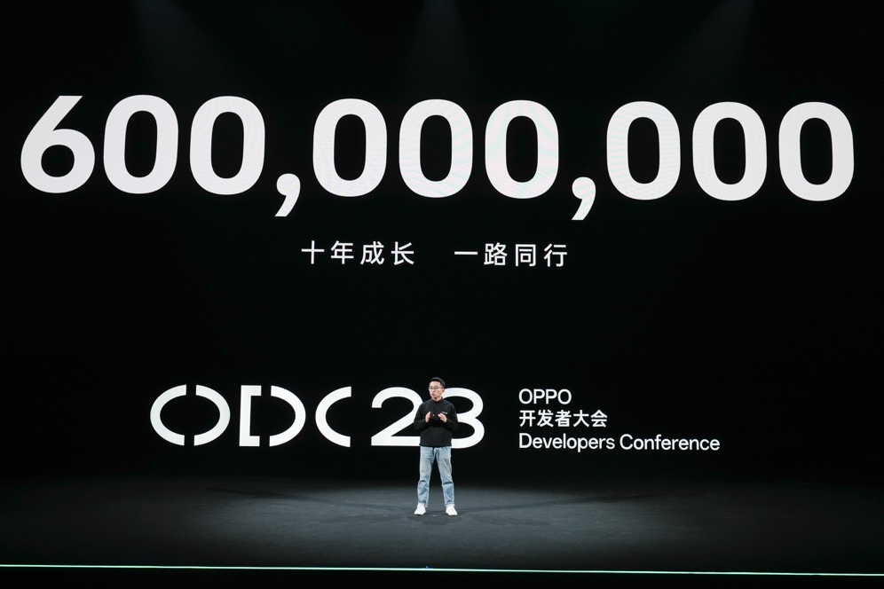 ColorOS global monthly active users exceeds 600 million