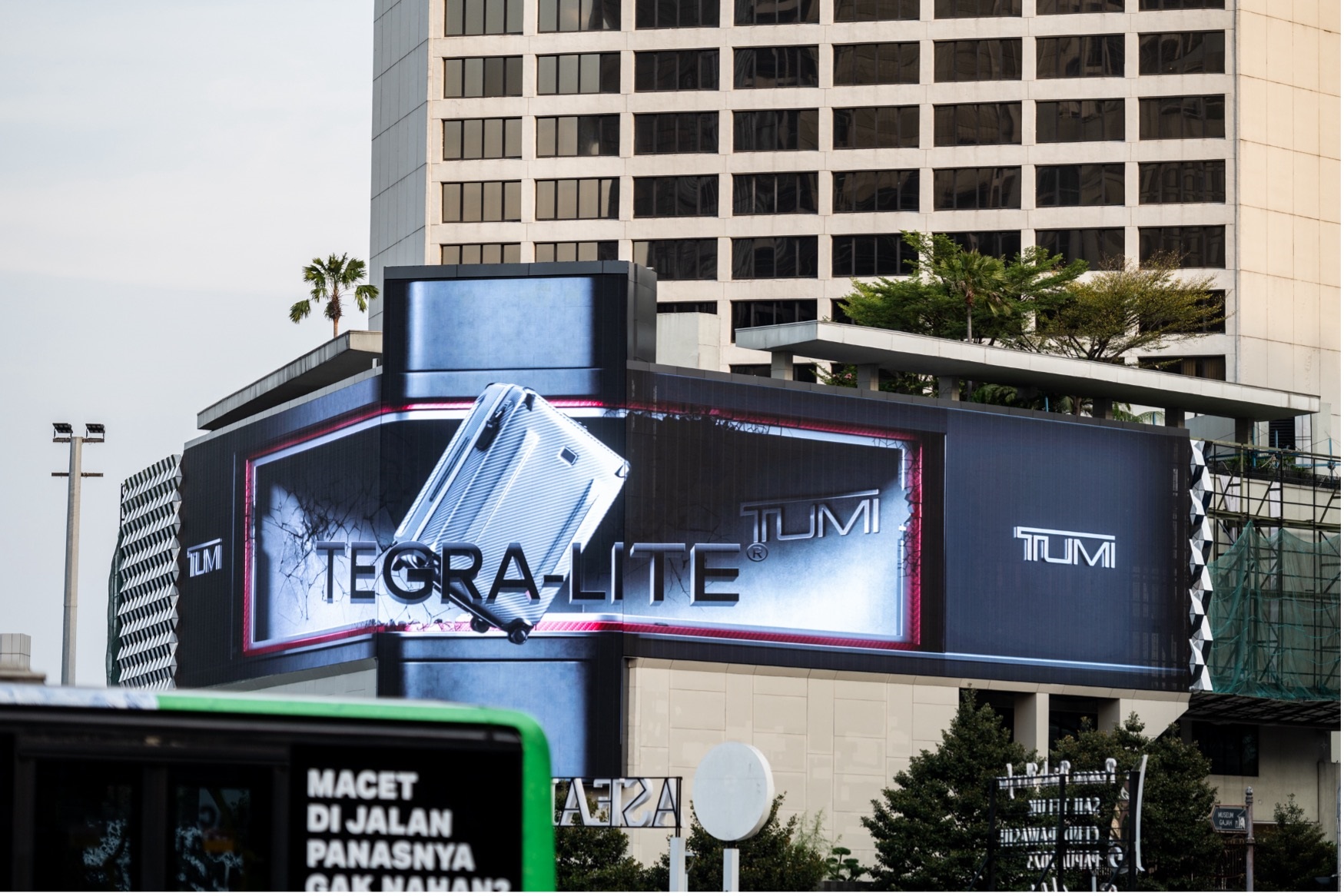 TEGRA-LITE 3D Advertisement at Mandarin Oriental, Jakarta in Indonesia
