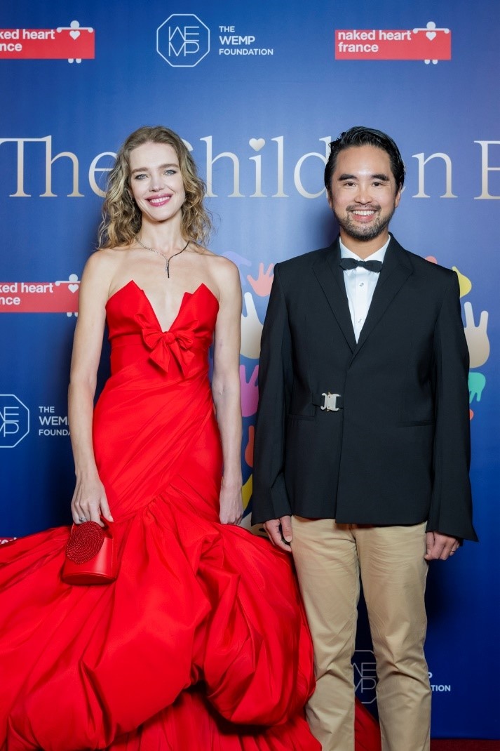 Adrian Cheng of The WEMP Foundation and Natalia Vodianova Arnault of Naked Heart France hosted The Children Ball on 21 March 2024