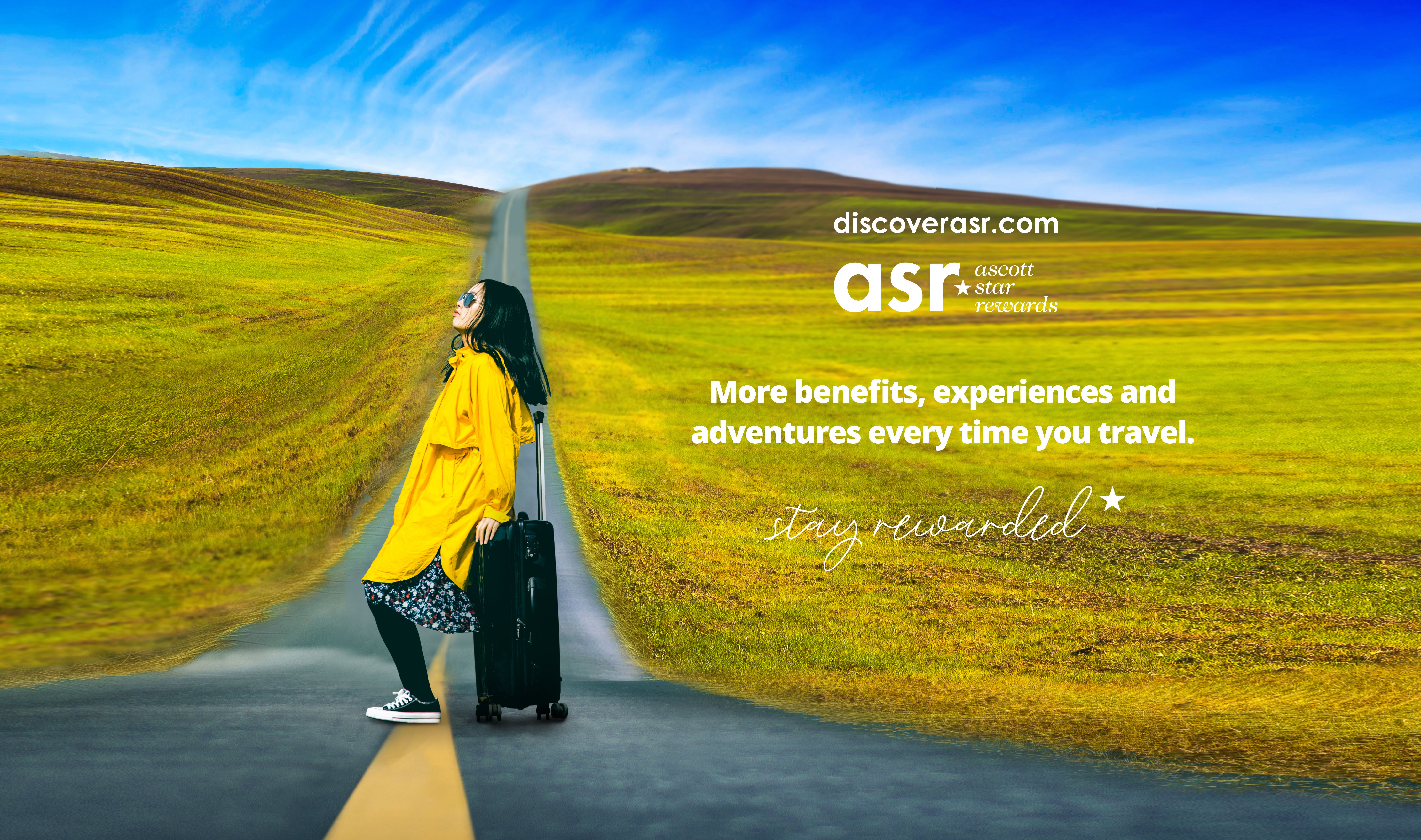 Stay Rewarded with more benefits, experiences and adventures every time you travel